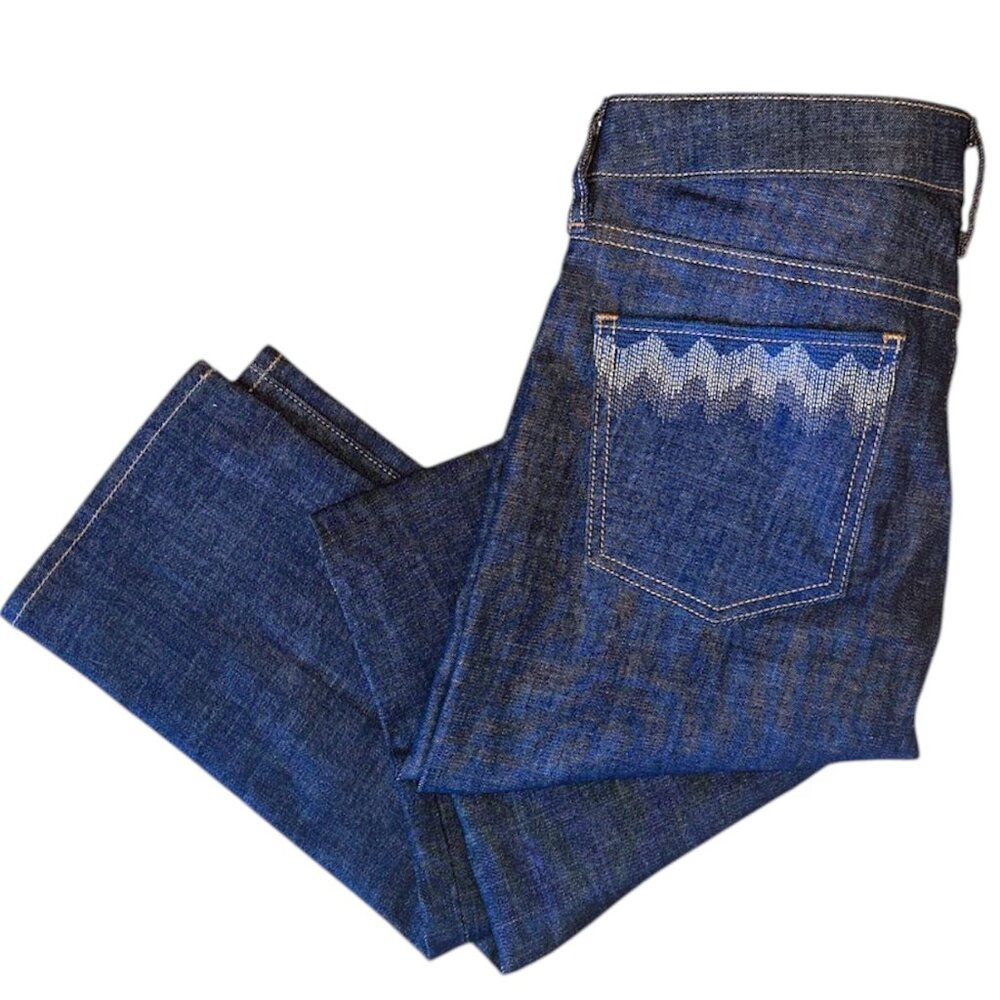 Holding Horses the claire straight leg embroidered jeans